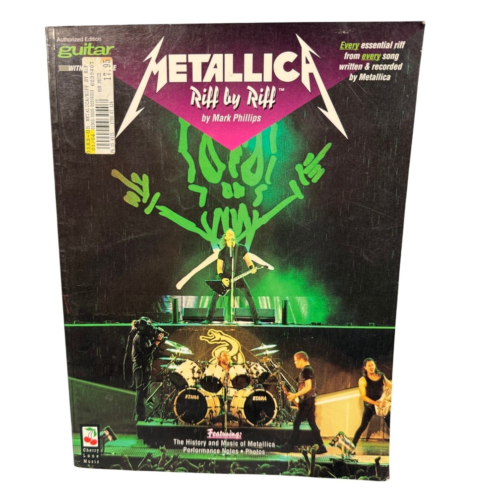 Metallica Riff by Riff Guitar Tab Book‎ History Songs Mark Phillips Music